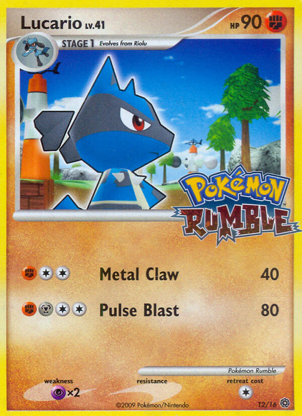 Lucario (12/16) [Pokémon Rumble] | Gam3 Escape