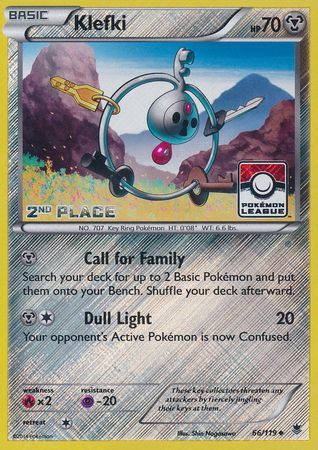 Klefki (66/119) (League Promo 2nd Place) [XY: Phantom Forces] | Gam3 Escape