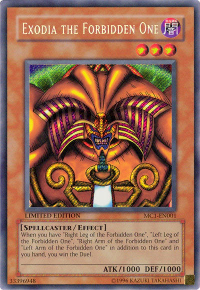 Exodia the Forbidden One [MC1-EN001] Secret Rare | Gam3 Escape