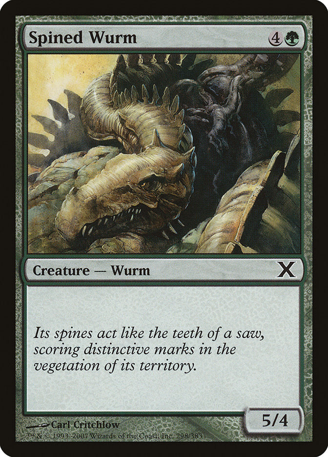 Spined Wurm [Tenth Edition] | Gam3 Escape