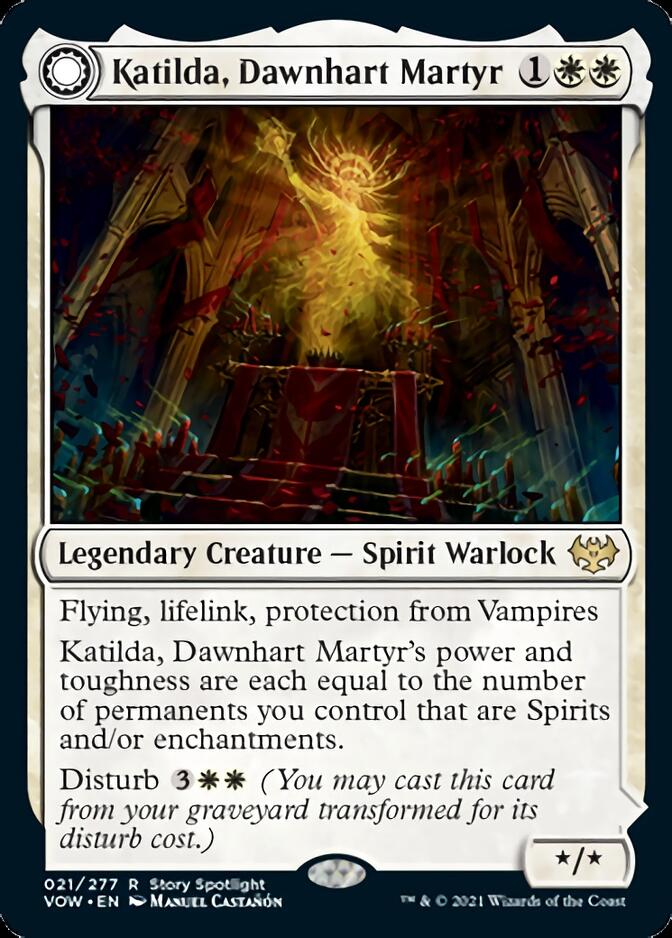 Katilda, Dawnhart Martyr // Katilda's Rising Dawn [Innistrad: Crimson Vow] | Gam3 Escape