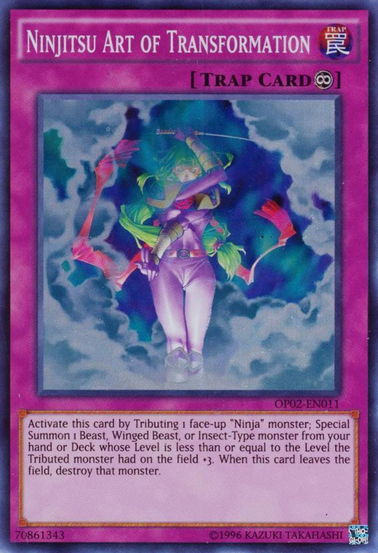 Ninjitsu Art of Transformation [OP02-EN011] Super Rare | Gam3 Escape