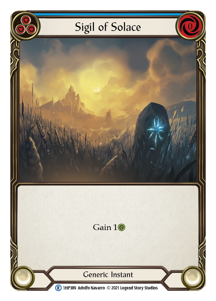 Sigil of Solace (Blue) [1HP389] | Gam3 Escape