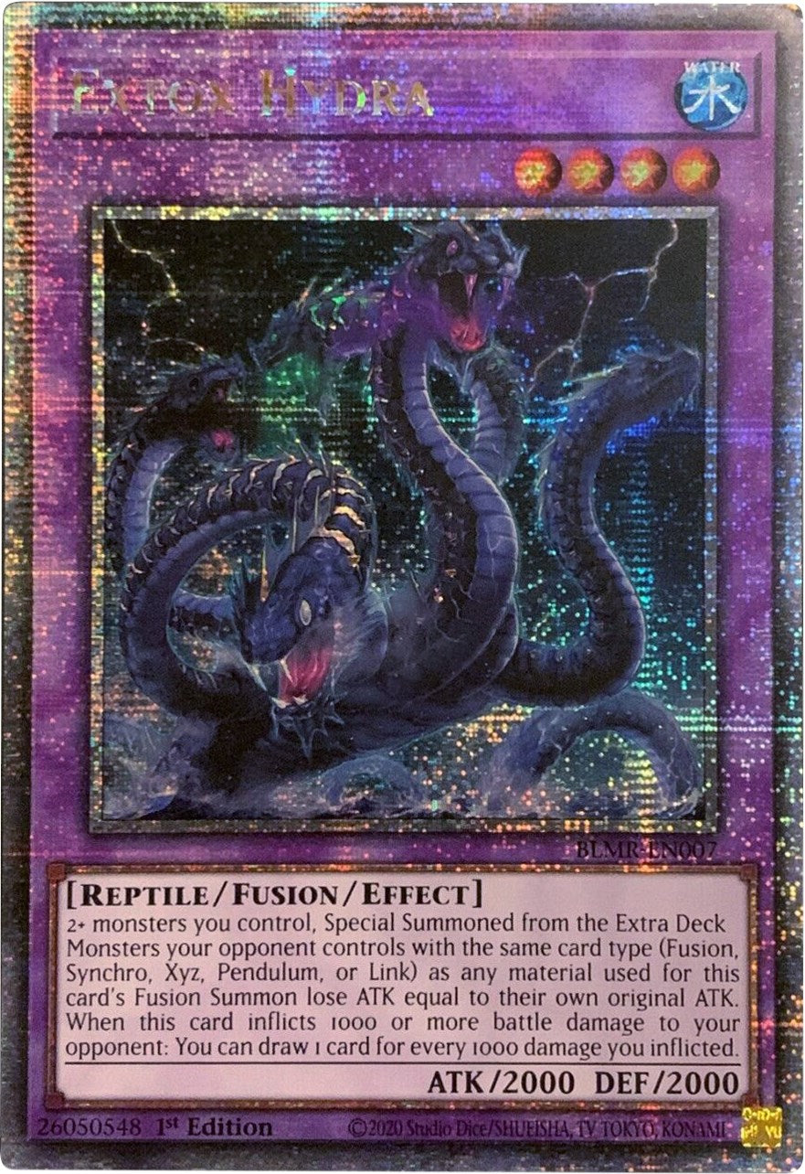 Extox Hydra [BLMR-EN007] Quarter Century Secret Rare | Gam3 Escape