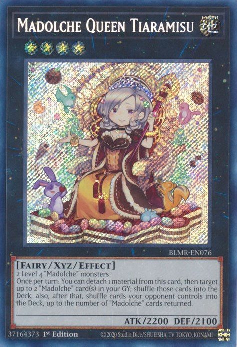 Madolche Queen Tiaramisu [BLMR-EN076] Secret Rare | Gam3 Escape