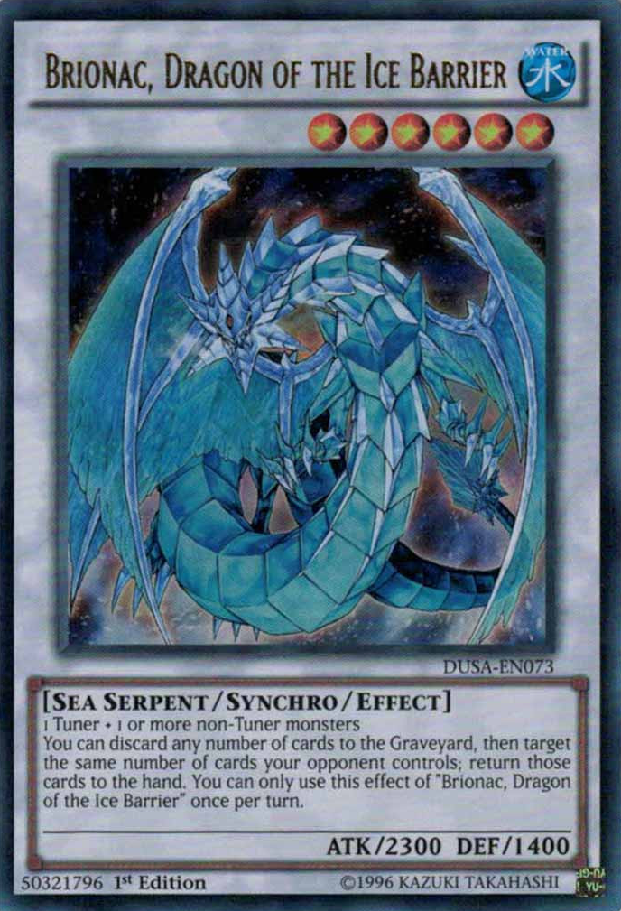 Brionac, Dragon of the Ice Barrier [DUSA-EN073] Ultra Rare | Gam3 Escape