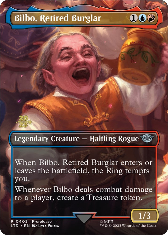 Bilbo, Retired Burglar [The Lord of the Rings: Tales of Middle-Earth Prerelease Promos] | Gam3 Escape