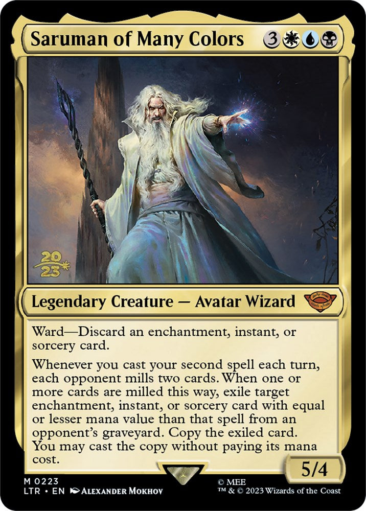 Saruman of Many Colors [The Lord of the Rings: Tales of Middle-Earth Prerelease Promos] | Gam3 Escape