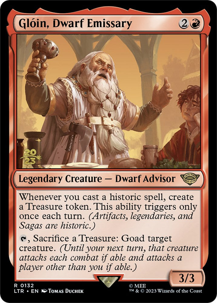 Gloin, Dwarf Emissary [The Lord of the Rings: Tales of Middle-Earth Prerelease Promos] | Gam3 Escape