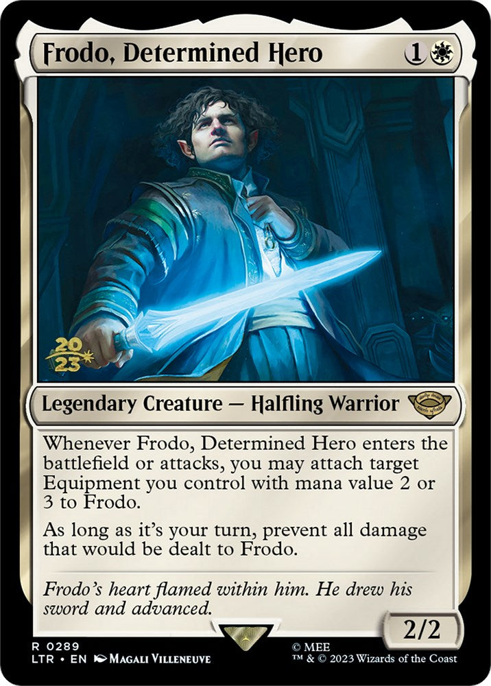 Frodo, Determined Hero [The Lord of the Rings: Tales of Middle-Earth Prerelease Promos] | Gam3 Escape