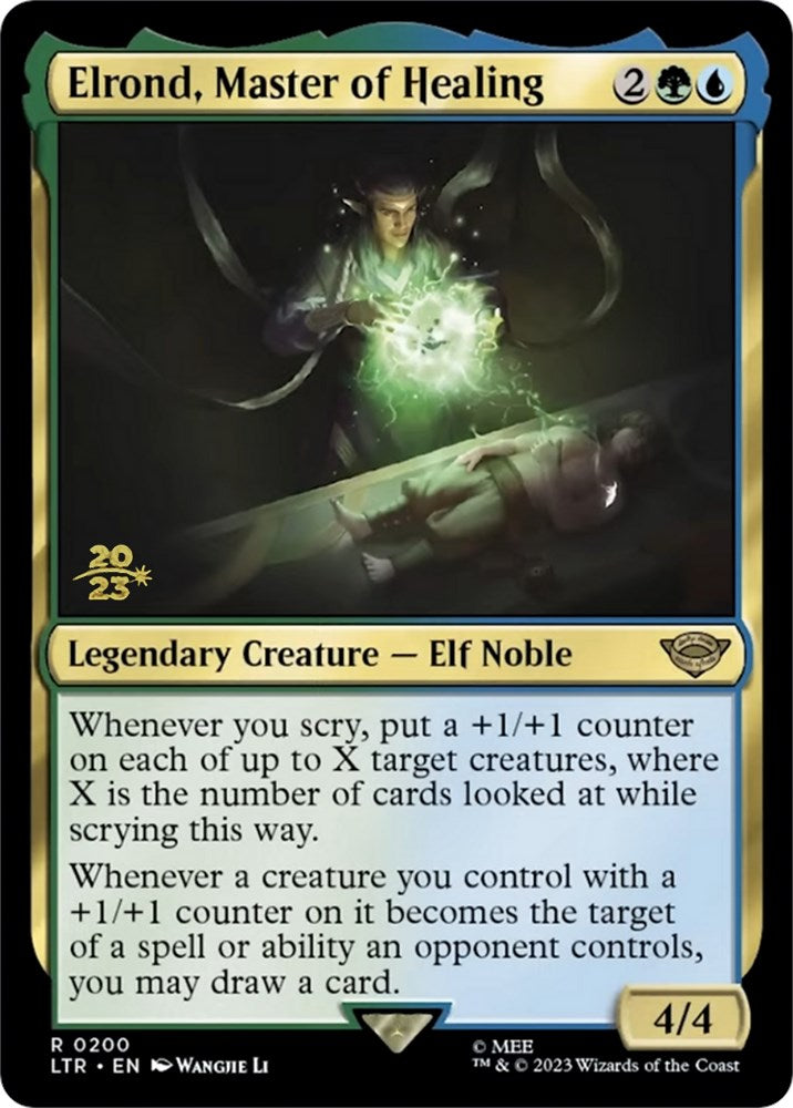 Elrond, Master of Healing [The Lord of the Rings: Tales of Middle-Earth Prerelease Promos] | Gam3 Escape