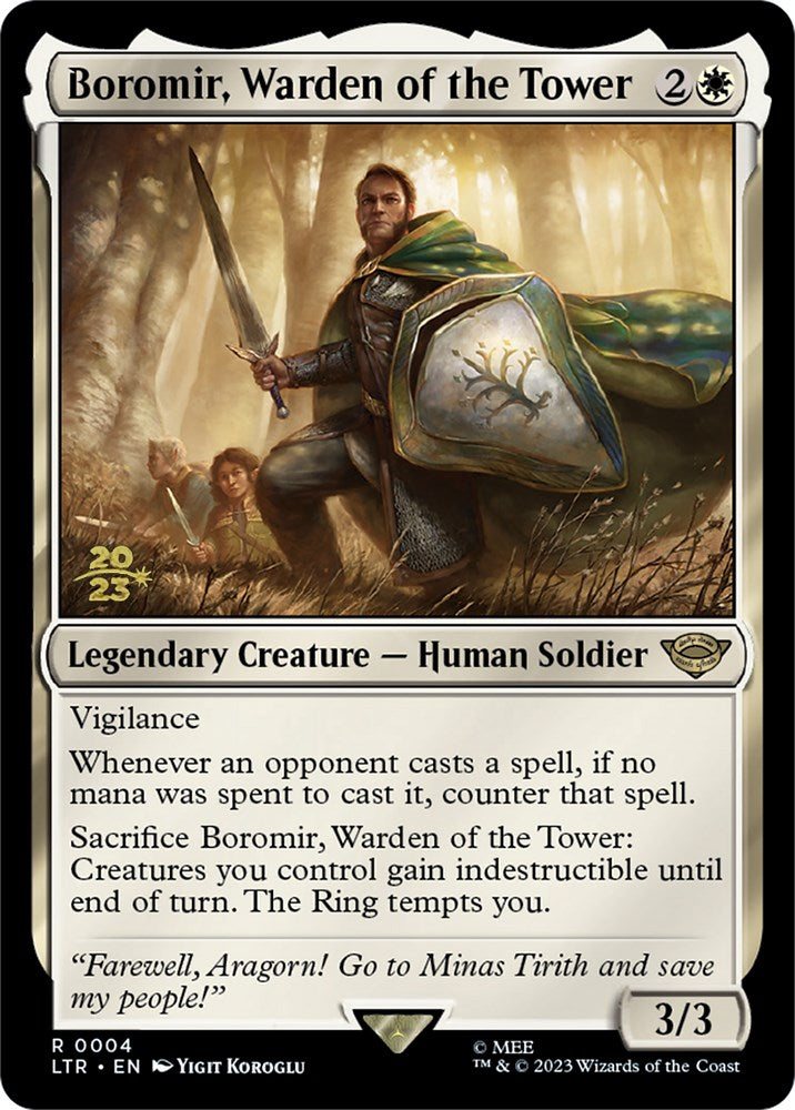 Boromir, Warden of the Tower [The Lord of the Rings: Tales of Middle-Earth Prerelease Promos] | Gam3 Escape