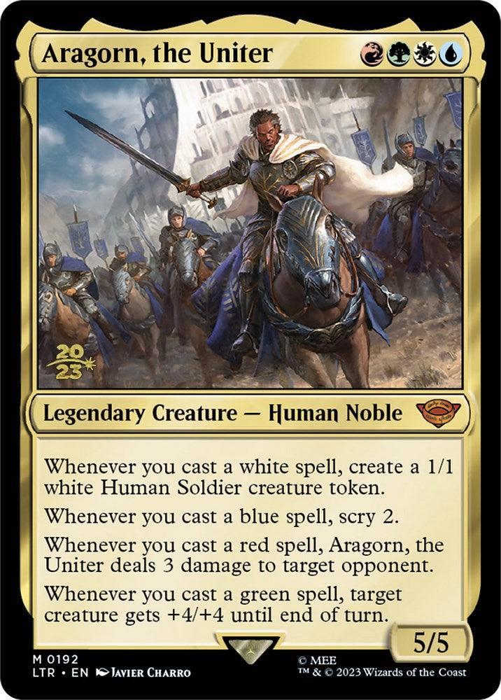 Aragorn, the Uniter [The Lord of the Rings: Tales of Middle-Earth Prerelease Promos] | Gam3 Escape