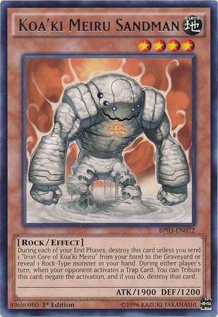 Koa'ki Meiru Sandman [BP03-EN072] Rare | Gam3 Escape