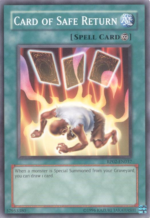 Card of Safe Return [RP02-EN037] Common | Gam3 Escape