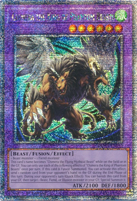 Chimera the King of Phantom Beasts [DUNE-EN033] Quarter Century Secret Rare | Gam3 Escape