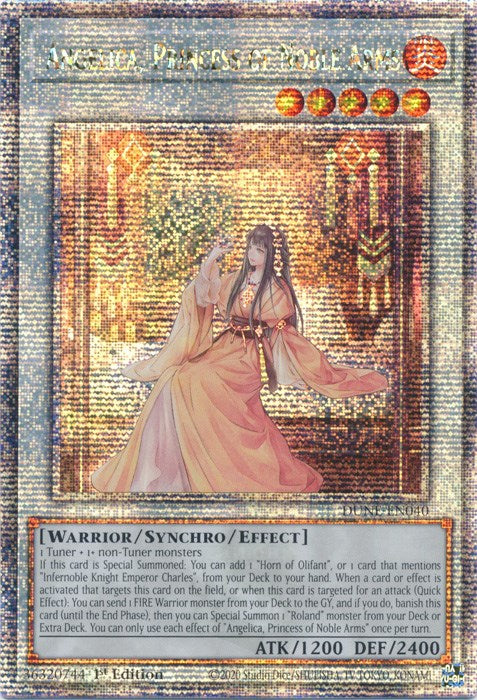 Angelica, Princess of Noble Arms [DUNE-EN040] Quarter Century Secret Rare | Gam3 Escape