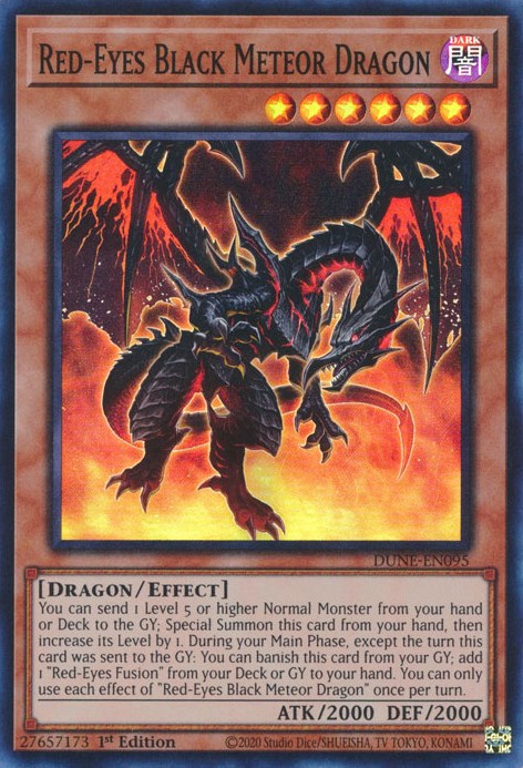 Red-Eyes Black Meteor Dragon [DUNE-EN095] Super Rare | Gam3 Escape