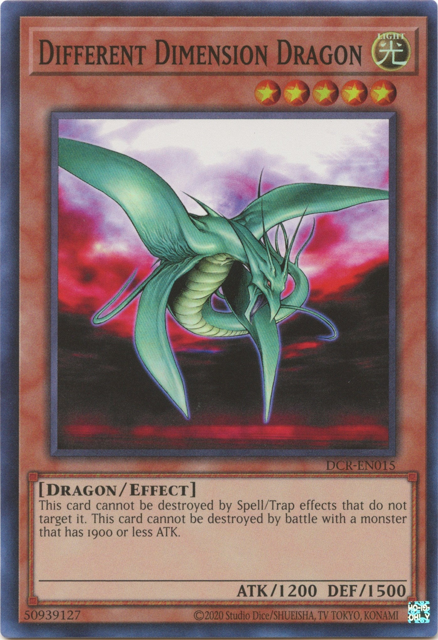 Different Dimension Dragon (25th Anniversary) [DCR-EN015] Super Rare | Gam3 Escape