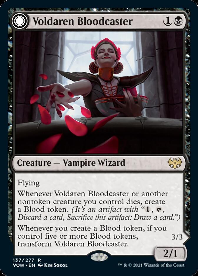 Voldaren Bloodcaster // Bloodbat Summoner [Innistrad: Crimson Vow] | Gam3 Escape