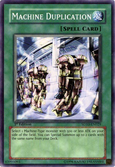 Machine Duplication [SD10-EN029] Common | Gam3 Escape