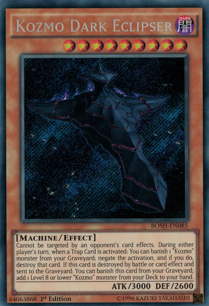 Kozmo Dark Eclipser [BOSH-EN085] Secret Rare | Gam3 Escape