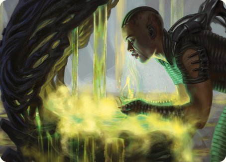 Necrogen Communion Art Card [Phyrexia: All Will Be One Art Series] | Gam3 Escape
