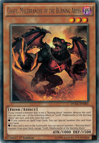 Graff, Malebranche of the Burning Abyss [DUEA-EN083] Rare | Gam3 Escape