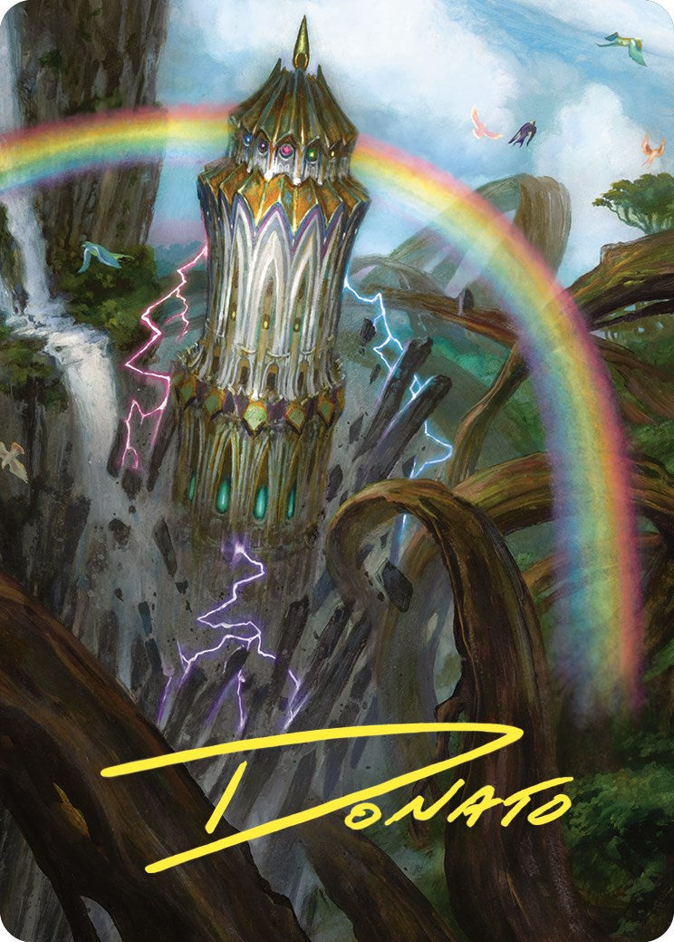 Command Tower Art Card (Gold-Stamped Signature) [Commander Masters Art Series] | Gam3 Escape