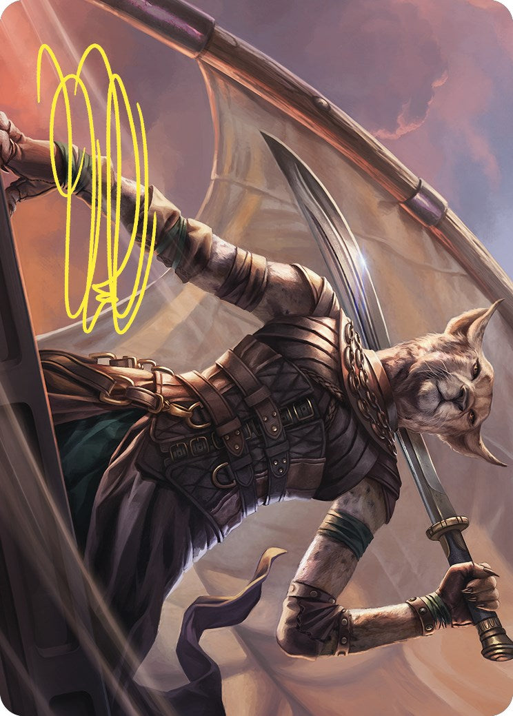 Mirri, Weatherlight Duelist Art Card (Gold-Stamped Signature) [Commander Masters Art Series] | Gam3 Escape