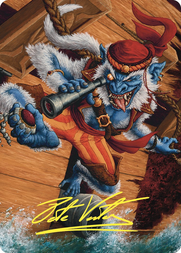 Treasure Nabber Art Card (Gold-Stamped Signature) [Commander Masters Art Series] | Gam3 Escape