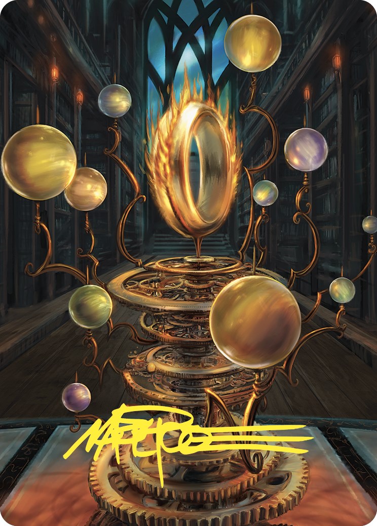 Sol Ring Art Card (Gold-Stamped Signature) [Commander Masters Art Series] | Gam3 Escape