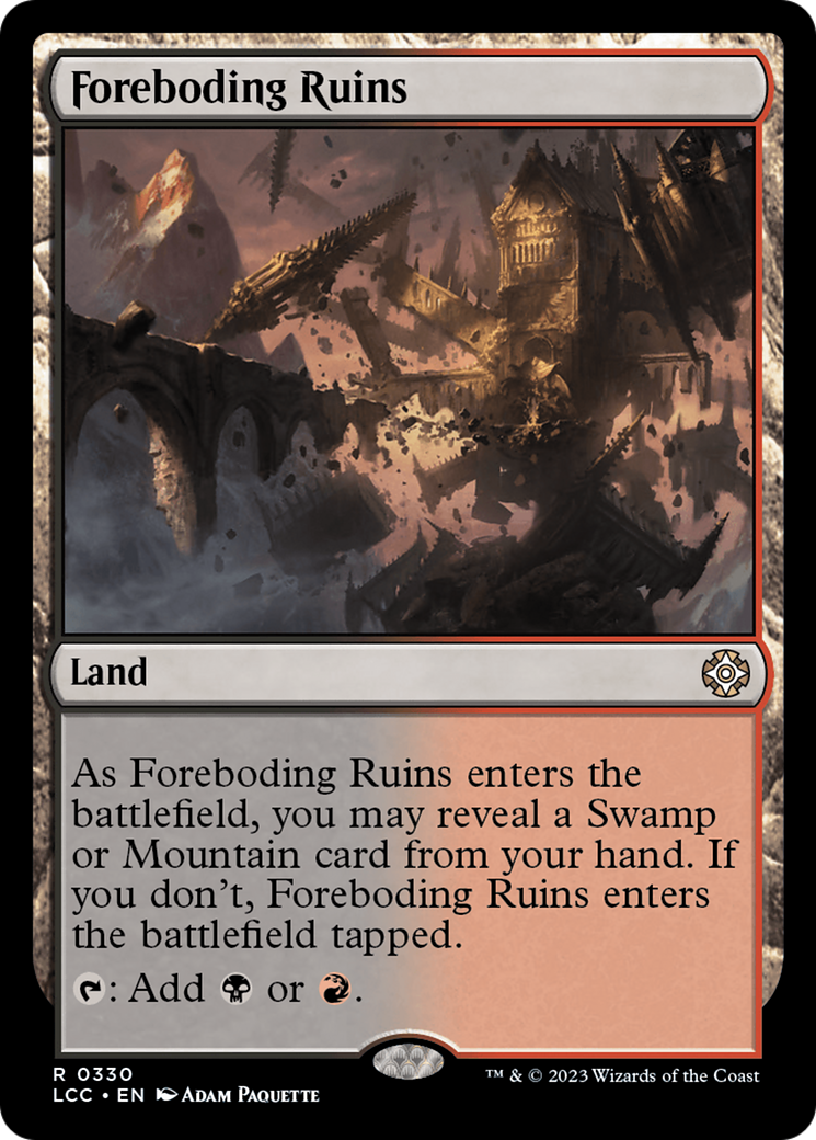 Foreboding Ruins [The Lost Caverns of Ixalan Commander] | Gam3 Escape