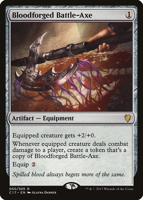 Bloodforged Battle-Axe [Commander 2017] | Gam3 Escape