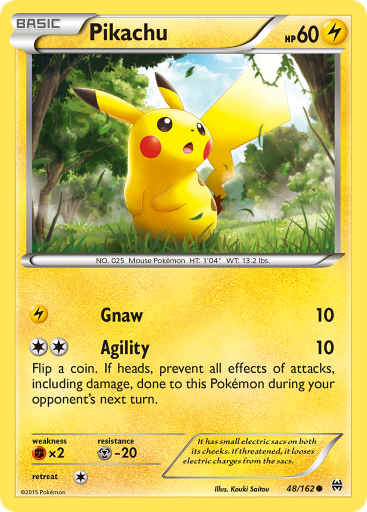 Pikachu (48/162) [XY: BREAKthrough] | Gam3 Escape