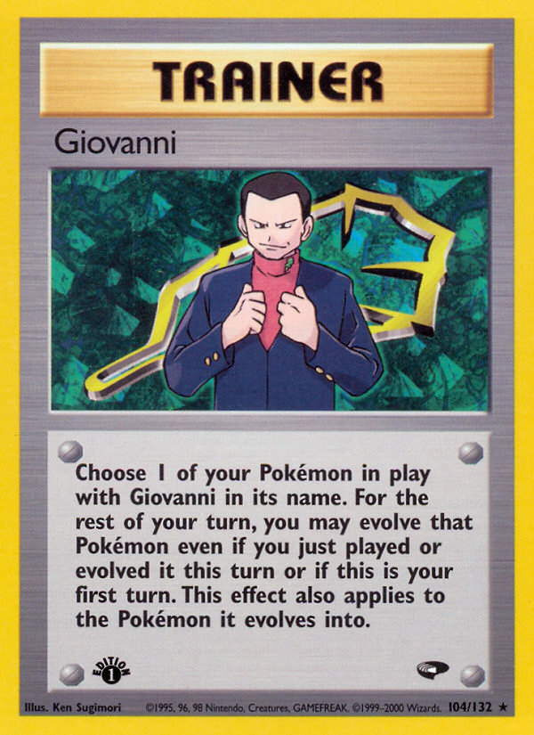 Giovanni (104/132) [Gym Challenge 1st Edition] | Gam3 Escape