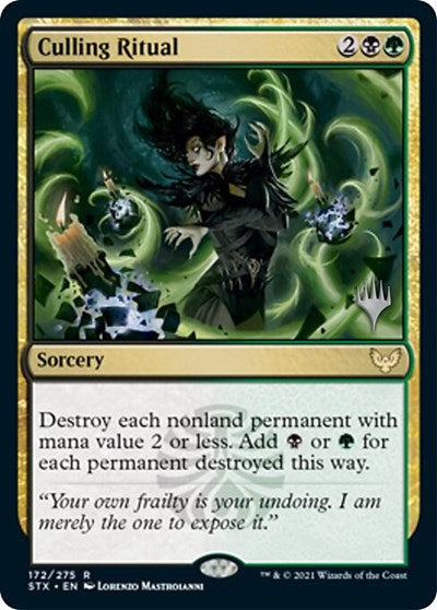 Culling Ritual (Promo Pack) [Strixhaven: School of Mages Promos] | Gam3 Escape