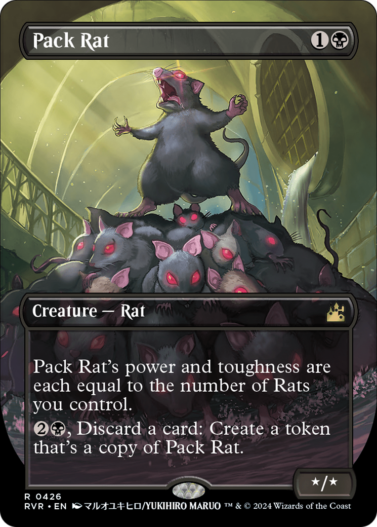 Pack Rat (Anime Borderless) [Ravnica Remastered] | Gam3 Escape