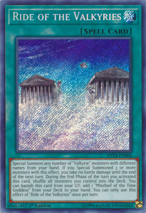 Ride of the Valkyries [SHVA-EN006] Secret Rare | Gam3 Escape