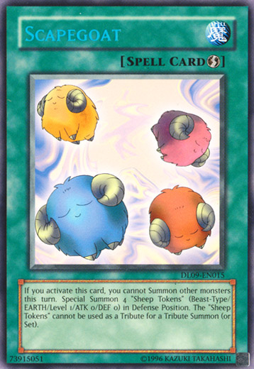 Scapegoat (Blue) [DL09-EN015] Rare | Gam3 Escape
