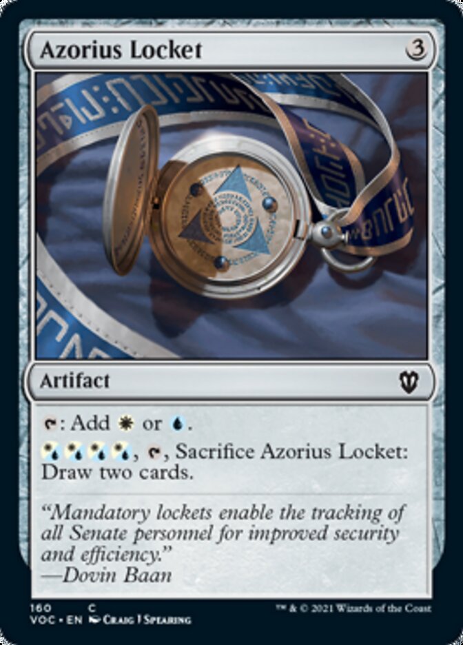 Azorius Locket [Innistrad: Crimson Vow Commander] | Gam3 Escape