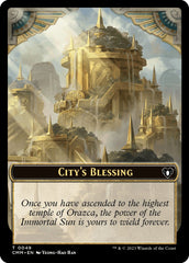 City's Blessing // Rat Double-Sided Token [Commander Masters Tokens] | Gam3 Escape