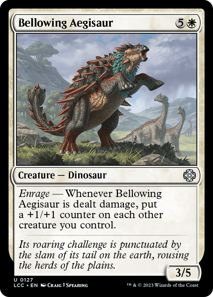 Bellowing Aegisaur [The Lost Caverns of Ixalan Commander] | Gam3 Escape