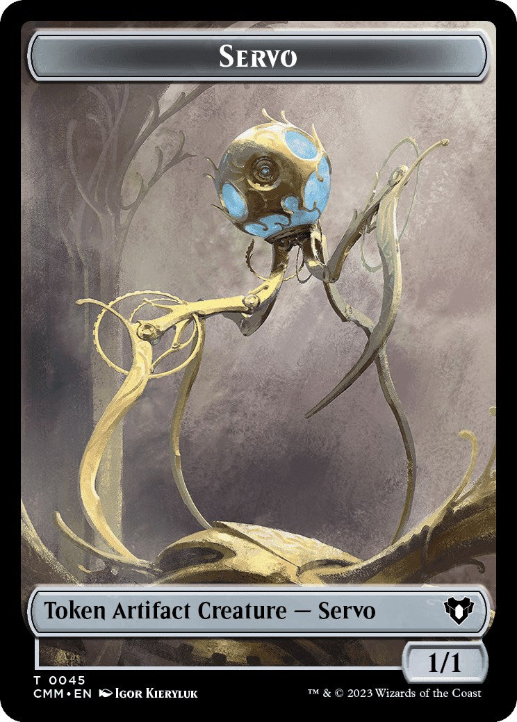Servo // Construct (0041) Double-Sided Token [Commander Masters Tokens] | Gam3 Escape