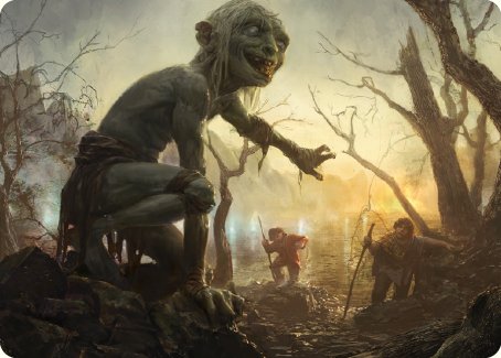 Smeagol, Helpful Guide Art Card [The Lord of the Rings: Tales of Middle-earth Art Series] | Gam3 Escape