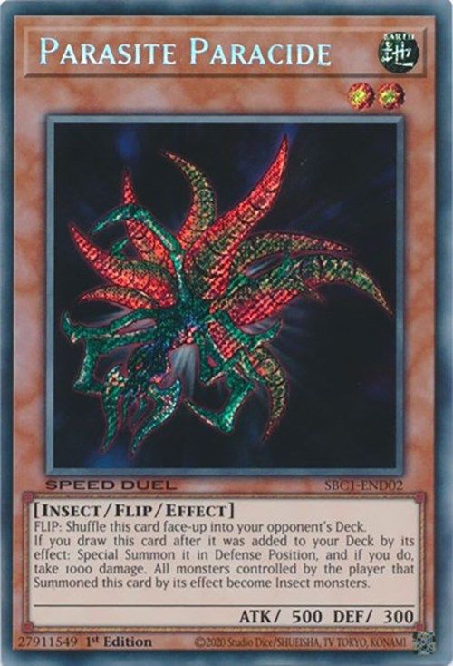 Parasite Paracide [SBC1-END02] Secret Rare | Gam3 Escape