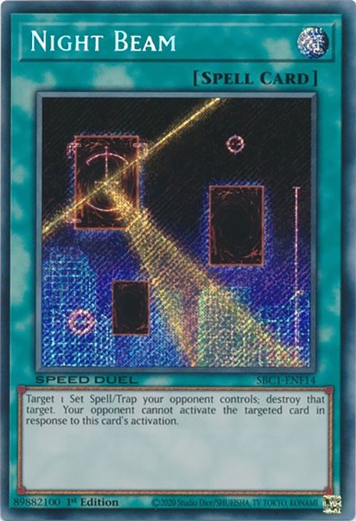 Night Beam [SBC1-ENF14] Secret Rare | Gam3 Escape