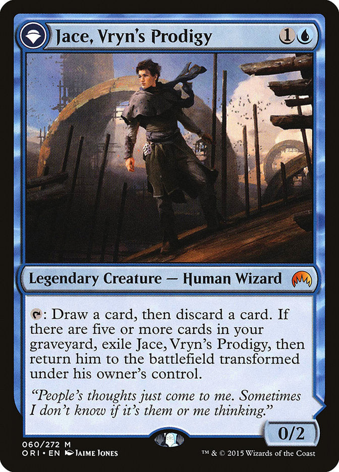 Jace, Vryn's Prodigy // Jace, Telepath Unbound [Magic Origins] | Gam3 Escape