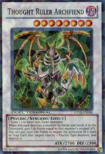 Thought Ruler Archfiend [DT05-EN088] Super Rare | Gam3 Escape