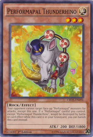 Performapal Thunderhino [CROS-EN096] Common | Gam3 Escape